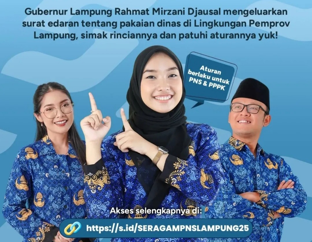 Standarisasi Baru: Pemprov Lampung Rombak Jadwal Seragam, Warna ID Card Kini Disesuaikan Jabatan 2 1 Standarisasi Baru: Pemprov Lampung Rombak Jadwal Seragam, Warna ID Card Kini Disesuaikan Jabatan 2