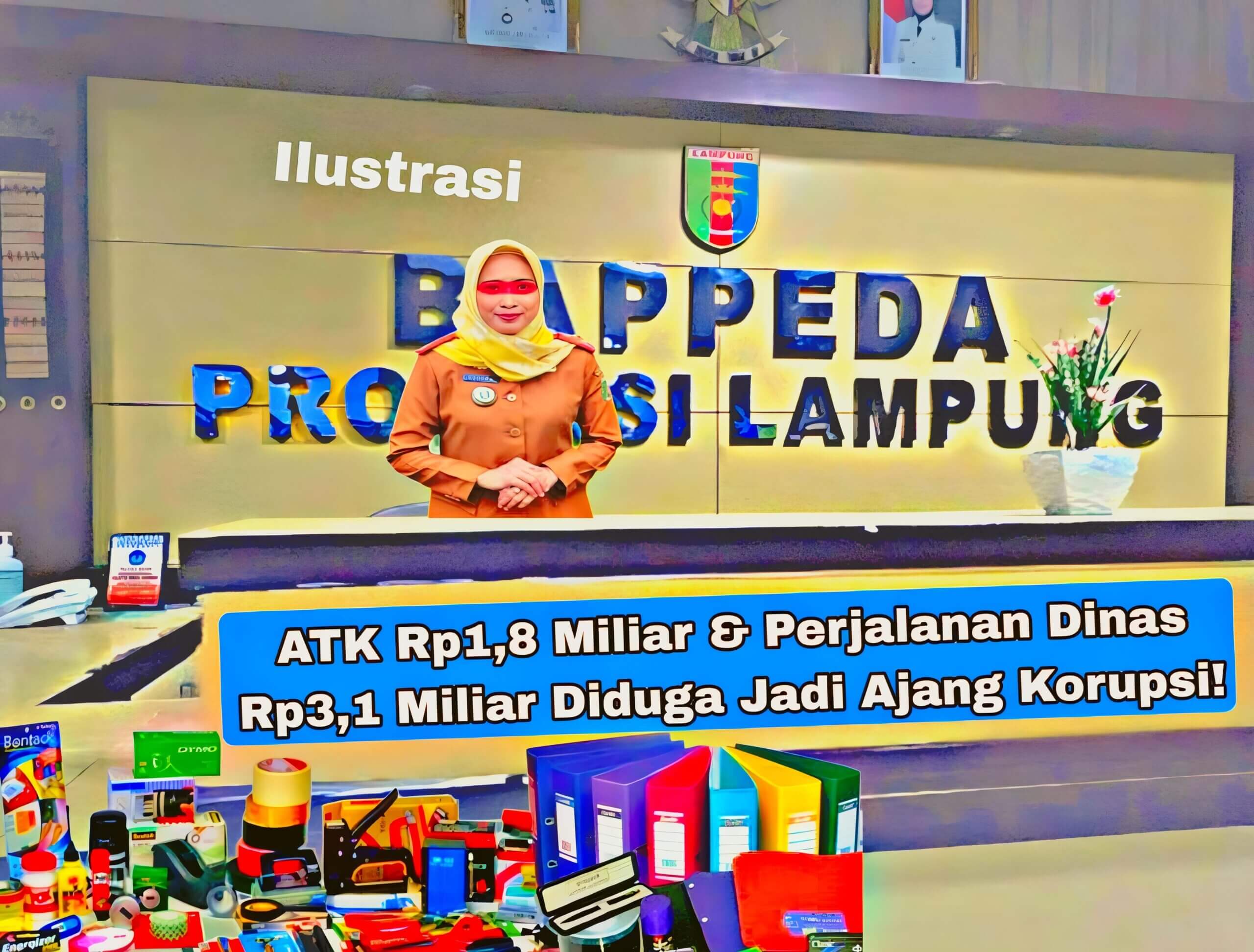 Borok Anggaran Bappeda Lampung Terkuak? ATK Rp1,8 Miliar & Perjalanan Dinas Rp3,1 Miliar Diduga Jadi Ajang Korupsi! 1 Borok Anggaran Bappeda Lampung Terkuak? ATK Rp1,8 Miliar & Perjalanan Dinas Rp3,1 Miliar Diduga Jadi Ajang Korupsi!
