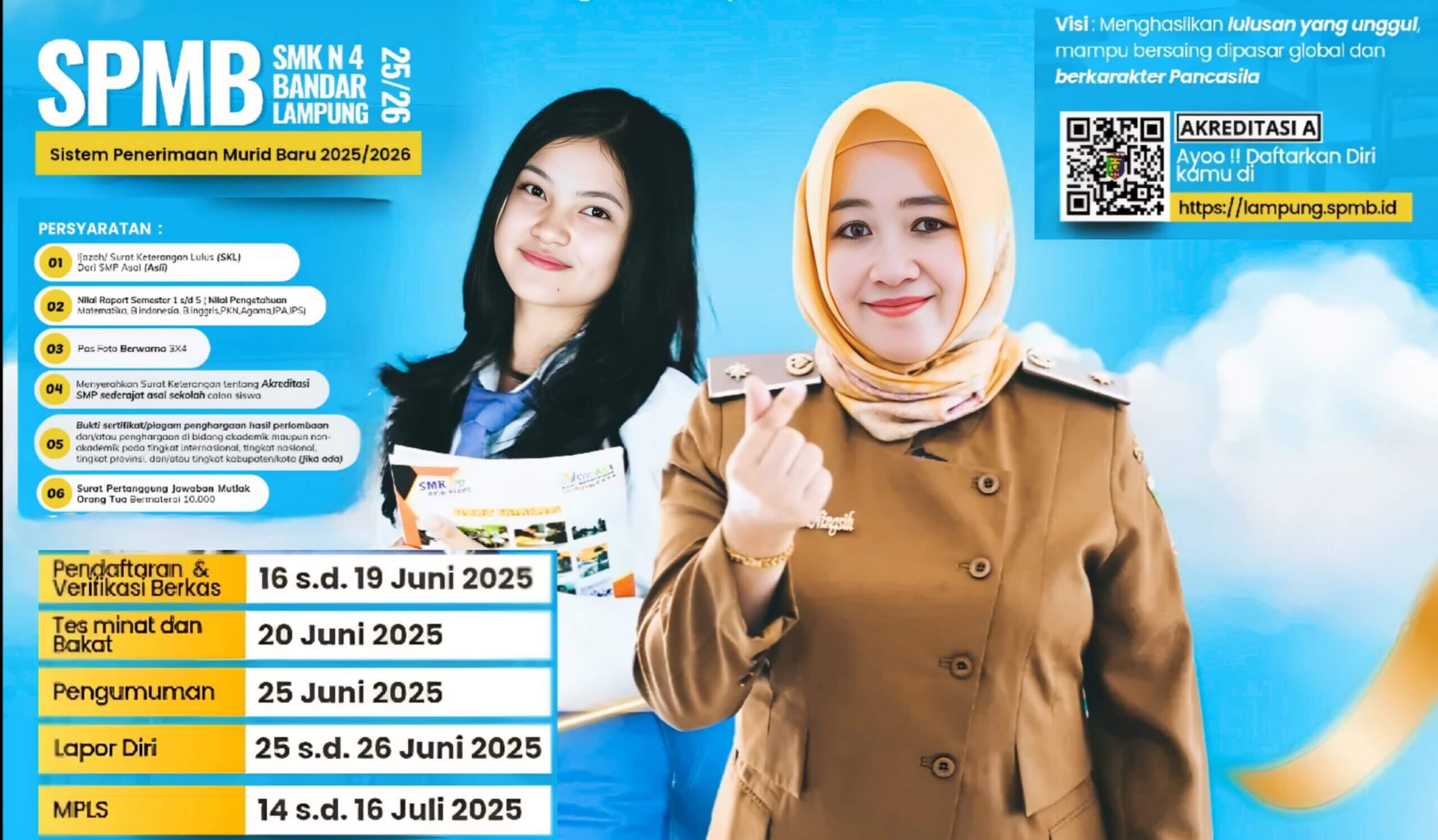 Era Baru Penerimaan Siswa di Lampung: SMKN 4 Bandar Lampung Siap Gelar SPMB 2025, Gantikan Sistem Zonasi 1 Era Baru Penerimaan Siswa di Lampung: SMKN 4 Bandar Lampung Siap Gelar SPMB 2025, Gantikan Sistem Zonasi