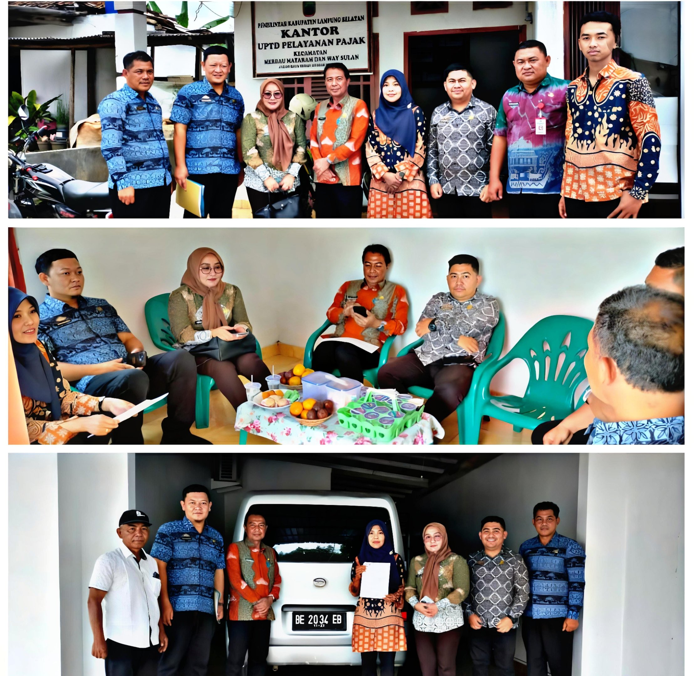 BPPRD Lampung Selatan Melakukan Pendataan dan Penagihan Pajak Kendaraan di Kabupaten Lampung Selatan 1 Badan Pengelola Pajak dan Retribusi Daerah (BPPRD) Kabupaten Lampung Selatan melaksanakan kegiatan pendataan dan penagihan tu