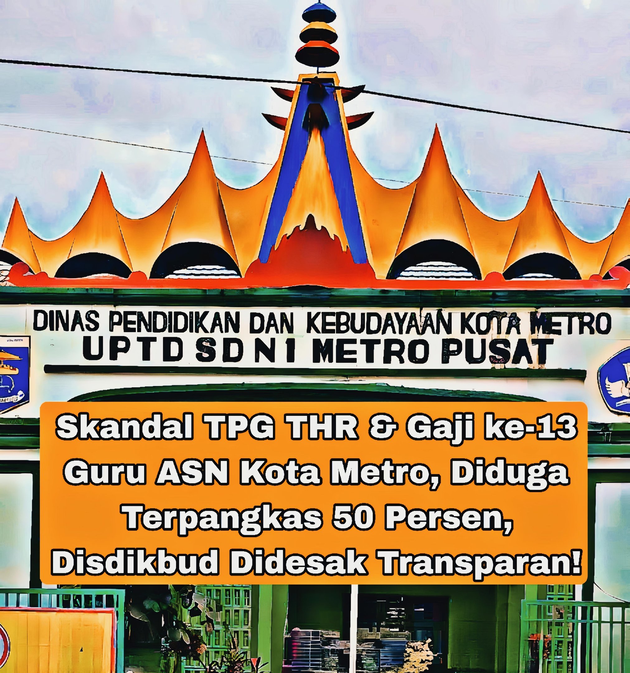 Dana THR dan Gaji ke-13 Guru di Metro Diduga Terpotong 50%, Disdikbud Didesak Transparan 1 Dana THR dan Gaji ke-13 Guru di Metro Diduga Terpotong 50%, Disdikbud Didesak Transparan