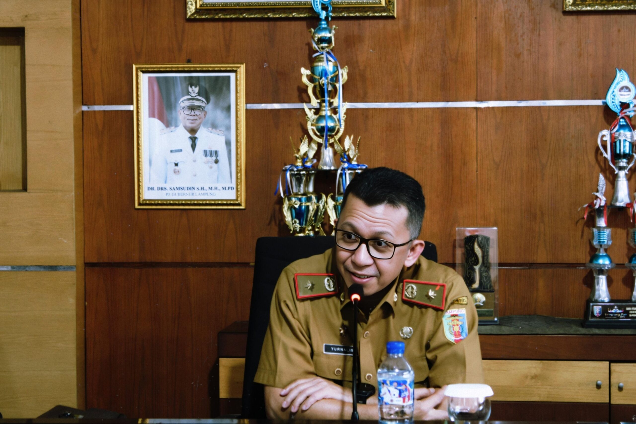 Sambutan Hormat kepada Kepala Badan Litbangda Baru Provinsi Lampung
