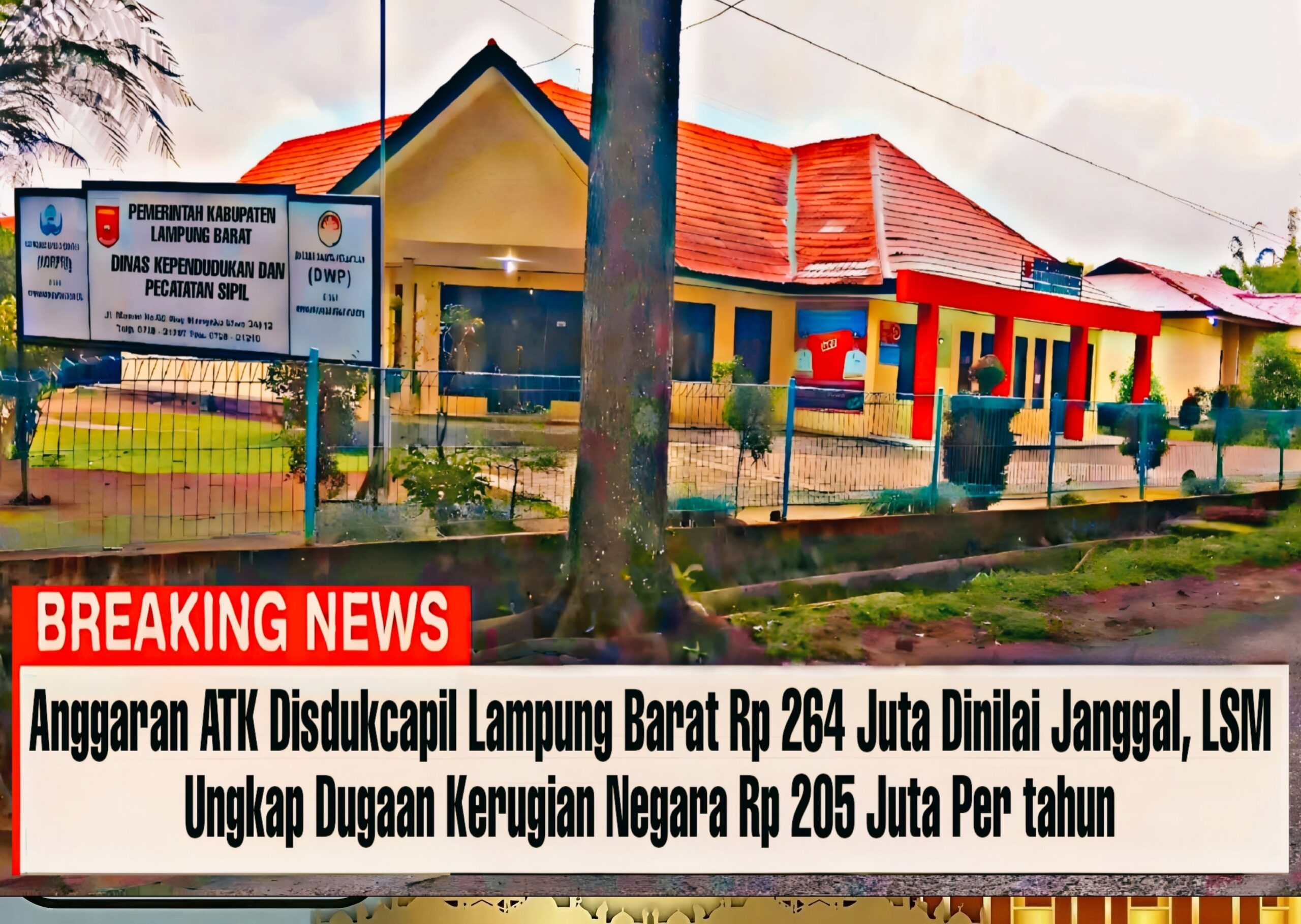 Dugaan Kerugian Negara Rp 205 Juta Per tahun di Disdukcapil Lampung Barat 1 Dugaan Kerugian Negara Rp 205 Juta Per tahun di Disdukcapil Lampung Barat