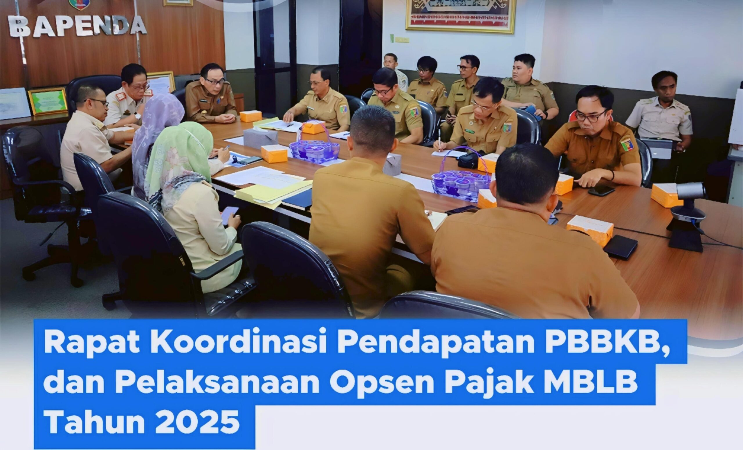 Genjot PAD 2025, Bapenda Pimpin Rapat Pajak PBBKB dan Opsen MBLB 1 Bapenda) Provinsi Lampung mengambil langkah strategis untuk mengoptimalkan Pendapatan Asli Daerah (PAD) tahun 2025. Kepala Ba