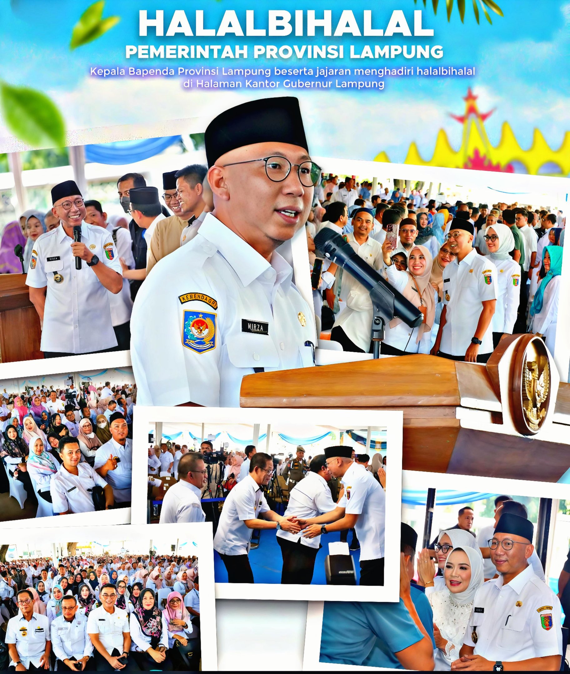 Gubernur Lampung dan seluruh ASN dilingkungan Pemprov Lampung Halal Bihalal 1 Gubernur Lampung dan seluruh ASN dilingkungan Pemprov Lampung Halal Bihalal