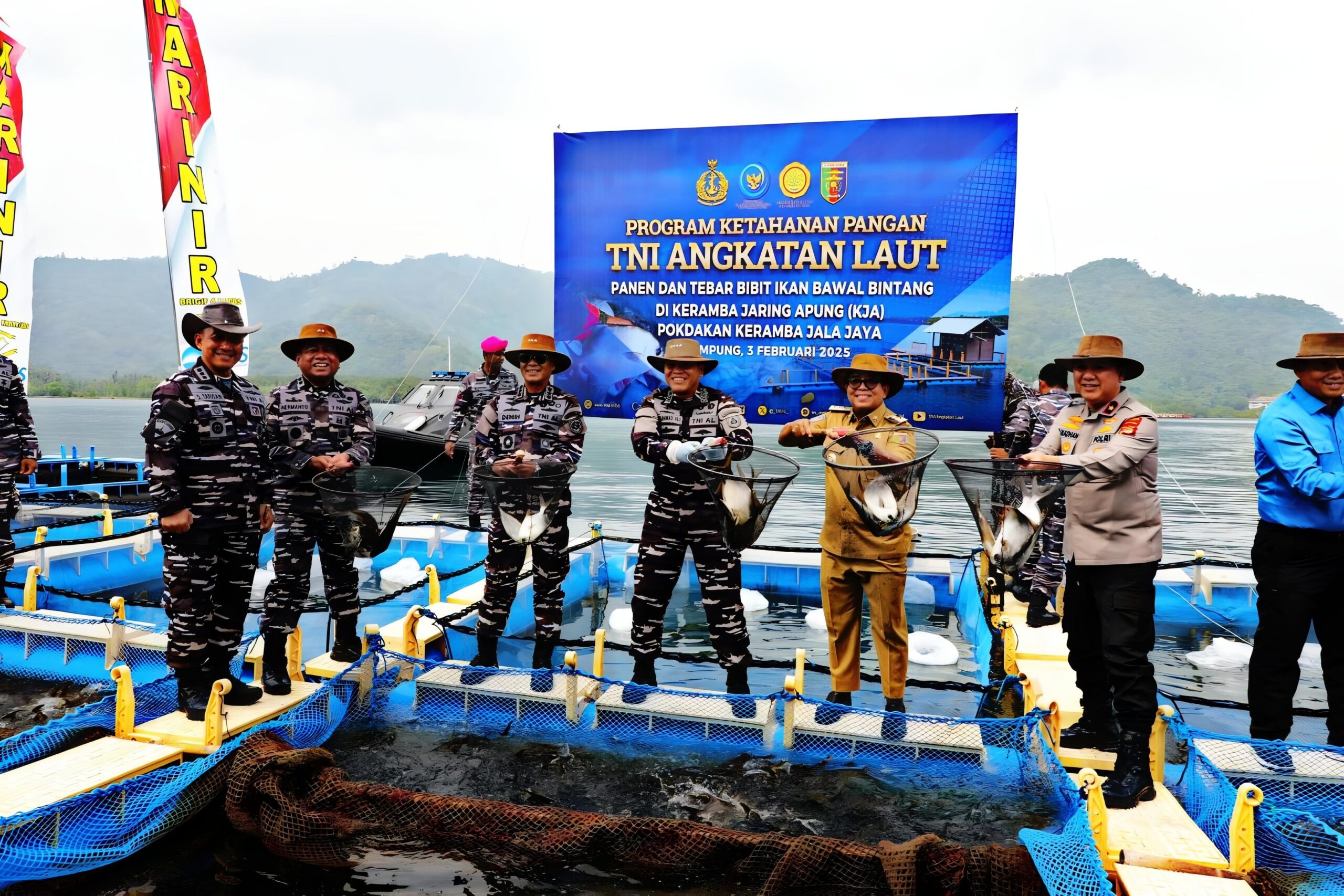 Kunjungan Kerja KSAL Laksamana TNI Muhammad Ali ke Lampung: Meningkatkan Ketahanan Pangan Nasional