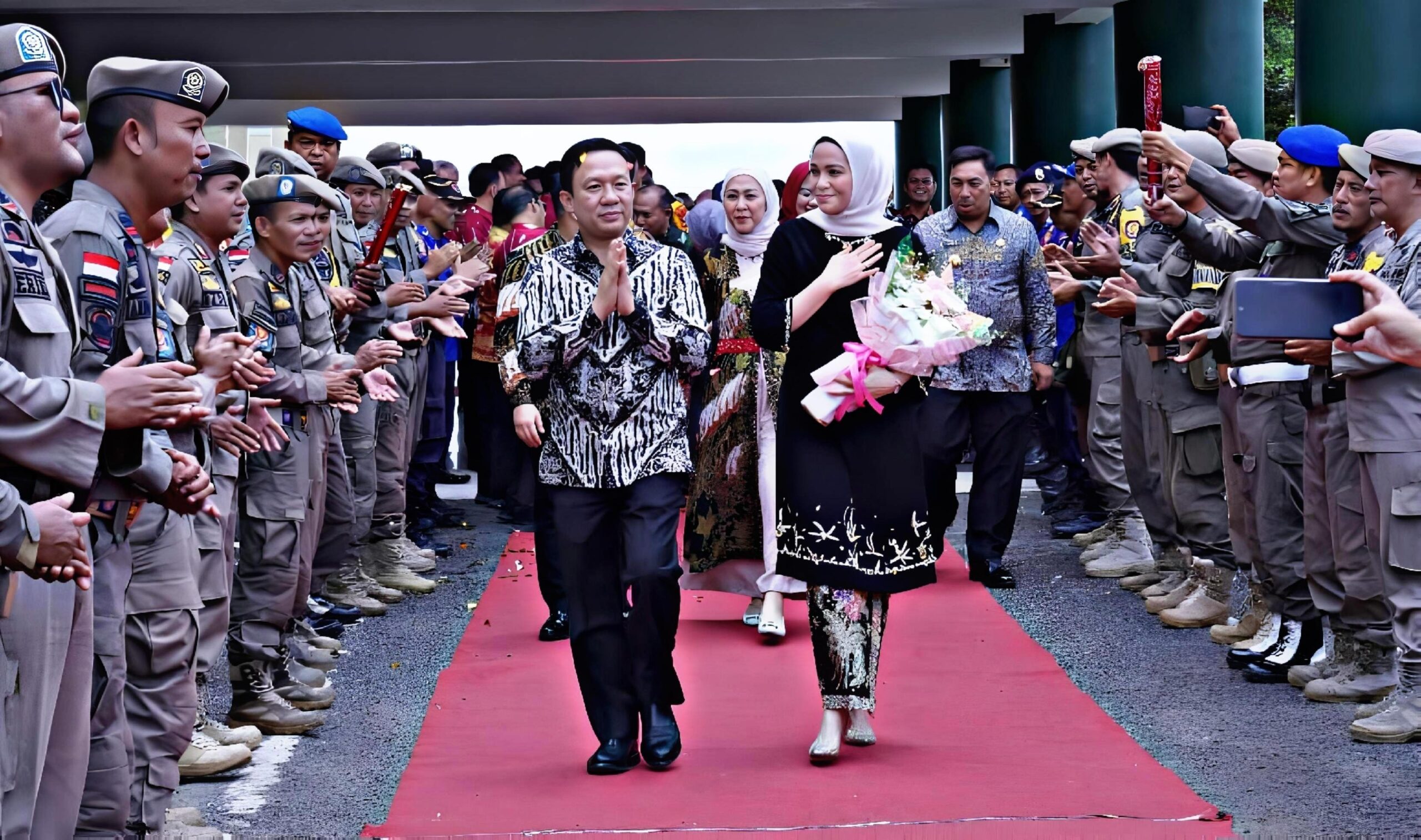 Proses Pelepasan Pj Bupati Pringsewu Berlangsung Haru