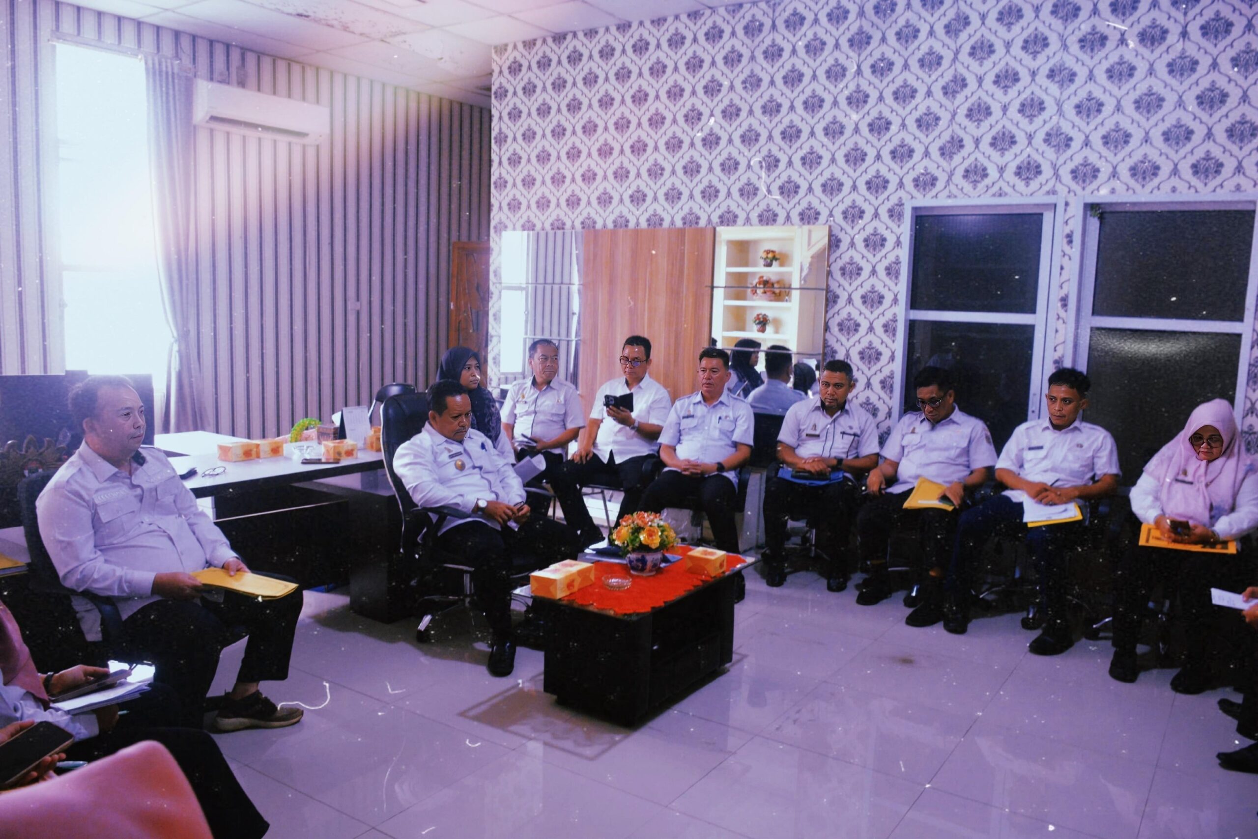 Pembahasan Rapat Tindak Lanjut Intruksi Presiden No 1 Tahun 2025 di Pemkab Lampung Tengah