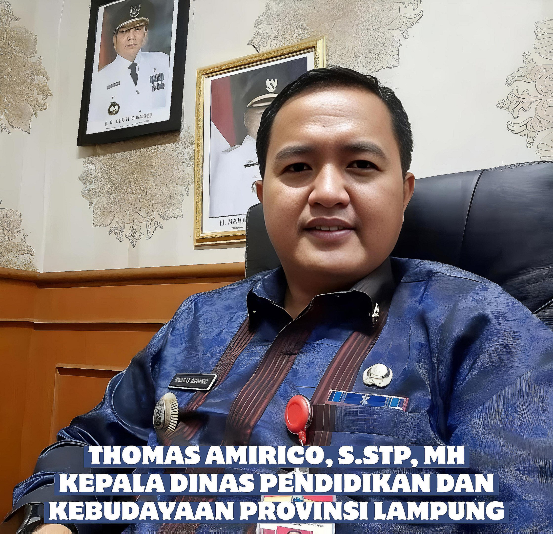 Pelantikan Thomas Americo sebagai Kepala Dinas Pendidikan Provinsi Lampung 1 Pelantikan Thomas Americo sebagai Kepala Dinas Pendidikan Provinsi Lampung