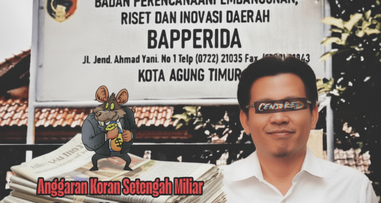 Anggaran Koran Setengah Miliar di Bapperida Tanggamus Picu Dugaan Korupsi