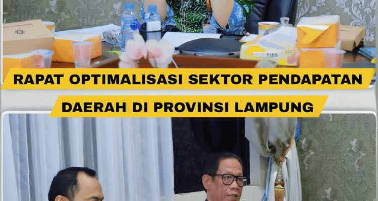 Pemprov Lampung Gelar Rapat Strategis, Sekda Marindo Minta Bapenda Genjot Optimalisasi Pendapatan Daerah