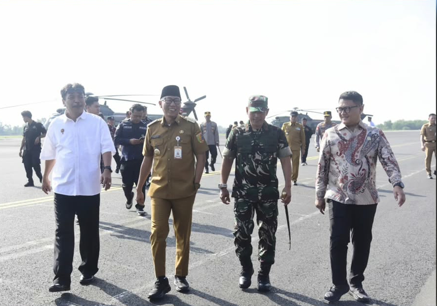 Perkuat Sinergi Pertahanan dan Teknologi, Ketua DPRD Lampung Sambut Hangat Kunjungan Kasau dan Wamenhan RI
