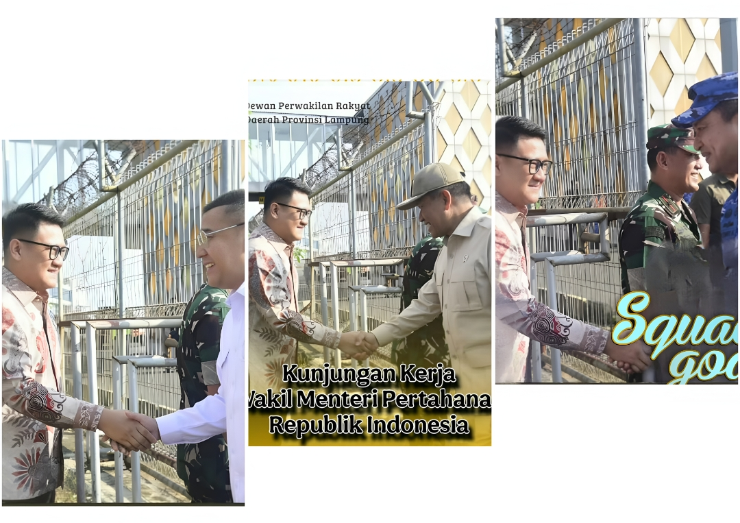 Perkuat Sinergi Pertahanan dan Teknologi, Ketua DPRD Lampung Sambut Hangat Kunjungan Kasau dan Wamenhan RI