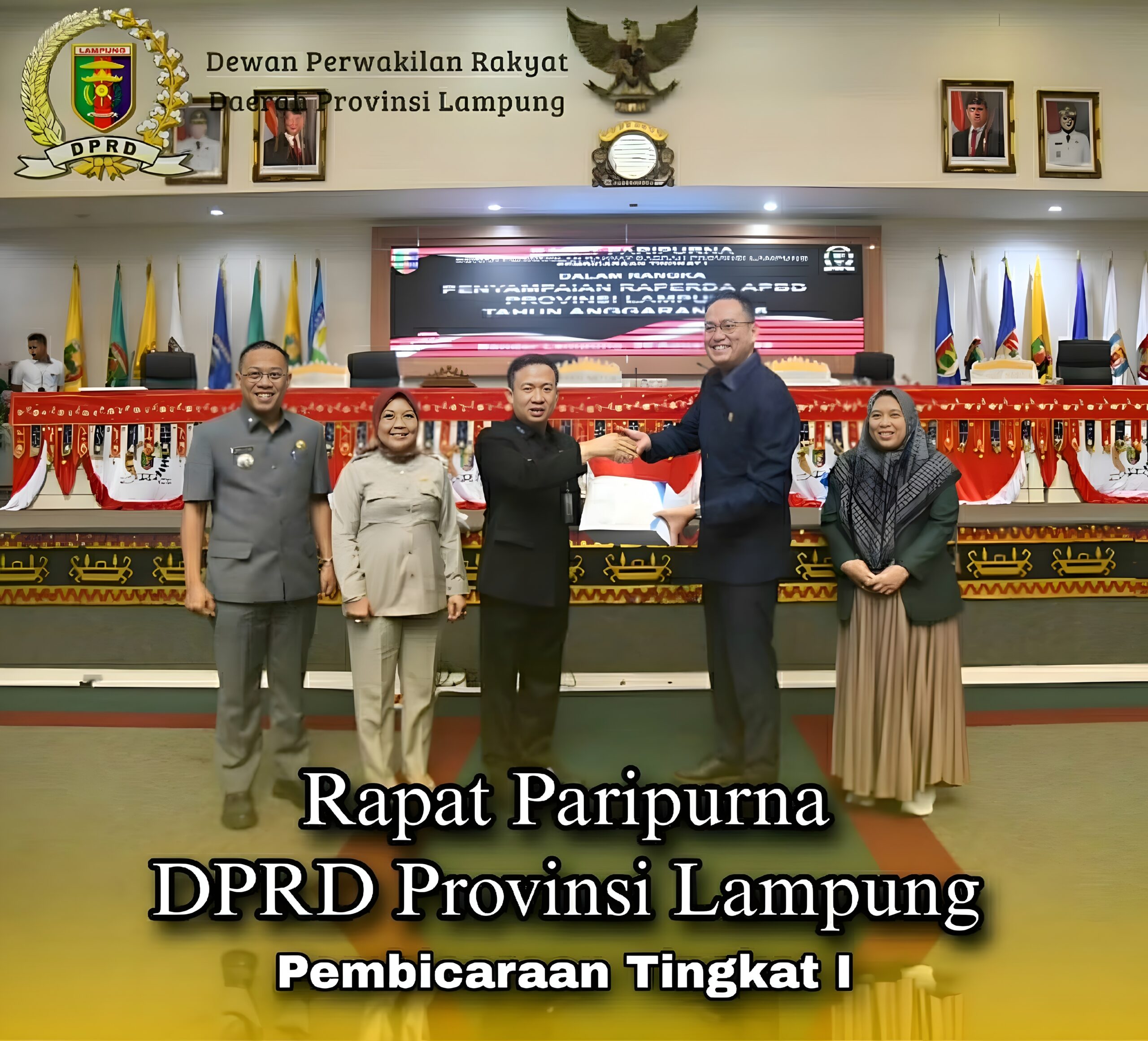 Sekda Marindo Kurniawan Serahkan Raperda APBD 2026, Ungkap Prioritas Pendidikan Gratis dan Infrastruktur Lampung