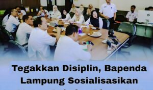 Tegakkan Disiplin, Bapenda Lampung Sosialisasikan Aturan Pakaian Dinas ASN