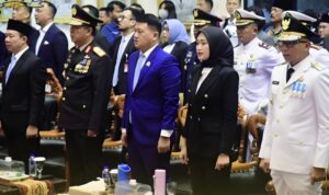 DPRD Lampung Hadiri Pelantikan Bupati dan Wakil Bupati Pesawaran Periode 2025-2030