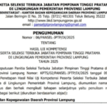 Perebutan Kursi Kepala BKD dan Bappeda Lampung Memanas