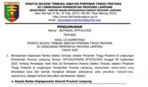 Perebutan Kursi Kepala BKD dan Bappeda Lampung Memanas