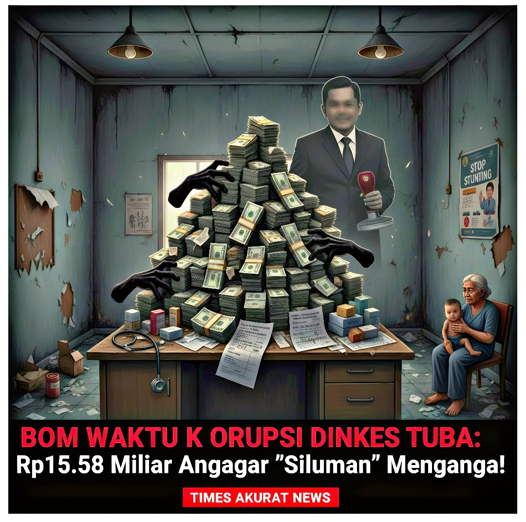 BOM WAKTU KORUPSI DINKES TUBA
