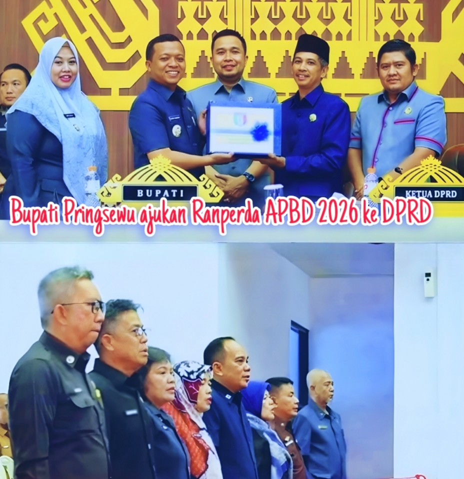Pemkab Pringsewu Ajukan Ranperda APBD 2026: Fokus Pangan, SDM, dan Ekonomi Inklusif