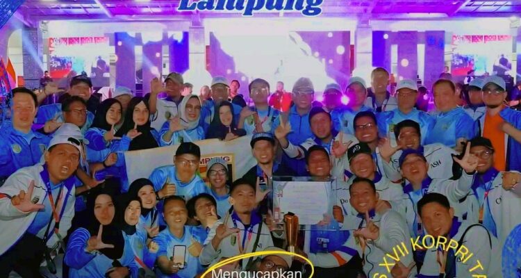 Lampung Raih Peringkat 8 di Pornas KORPRI XVII 2025