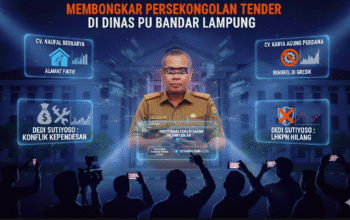 Membongkar Dugaan Persekongkolan Tender PU Kota Bandar Lampung, Dari Alamat Fiktif Hingga Konflik Kepentingan