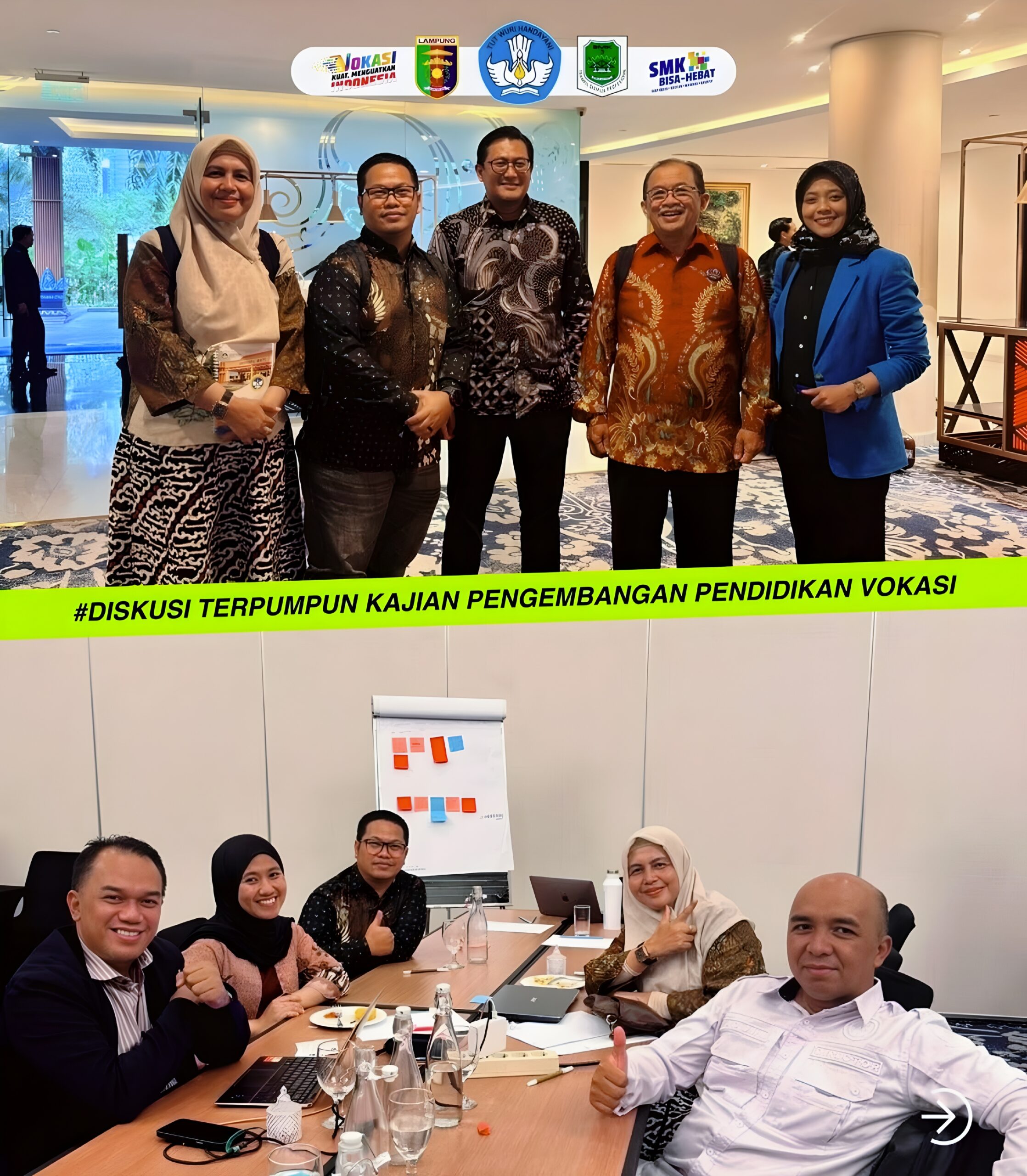 Perkuat Link and Match, Kepala SMKN 3 Metro Hadiri Diskusi Terpumpun Penyelarasan Vokasi dengan DUDIKA