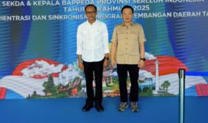 Sekda dan Kepala Bappeda Lampung Hadiri Retreat Nasional, Pastikan Pemerintahan Tetap Berjalan Efektif