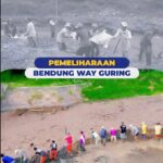 Amankan Pasokan Air Irigasi Petani, Dinas PSDA Lampung Gencar Lakukan Galian Lumpur Bendung
