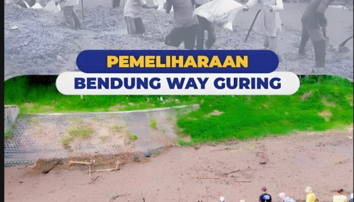 Amankan Pasokan Air Irigasi Petani, Dinas PSDA Lampung Gencar Lakukan Galian Lumpur Bendung