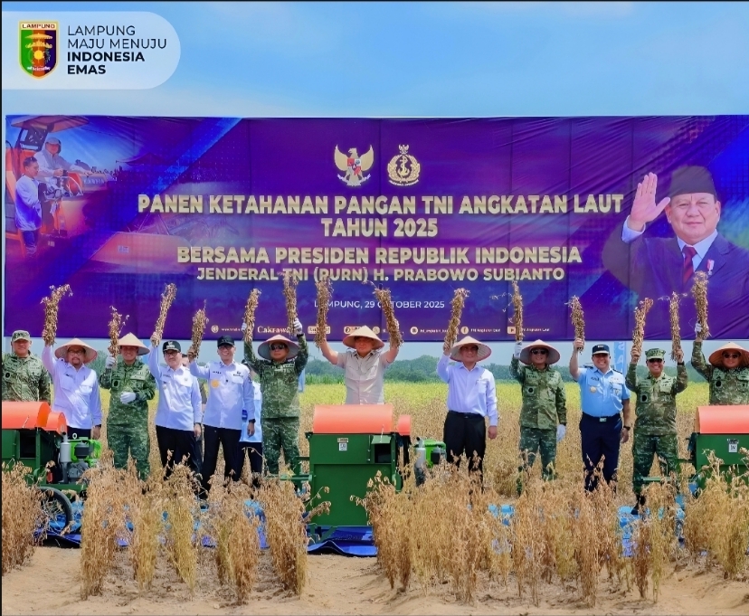 Dilirik Menhan Jadi Pusat Swasembada Kedelai RI, Lampung Kian Mantap Sebagai Lumbung Pangan Nasional