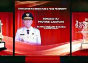 Komitmen Ketahanan Pangan Diakui Nasional, Pemprov Lampung Sabet Penghargaan ‘Excellence in Agriculture’ dari Garuda TV
