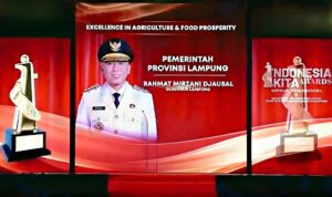 Komitmen Ketahanan Pangan Diakui Nasional, Pemprov Lampung Sabet Penghargaan Excellence in Agriculture dari Garuda TV