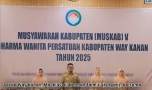 Sekda Way Kanan Machiavelli Herman Tarmizi: DWP Pilar Penting Pembangunan dan Kunci Lahirnya ASN Berintegritas