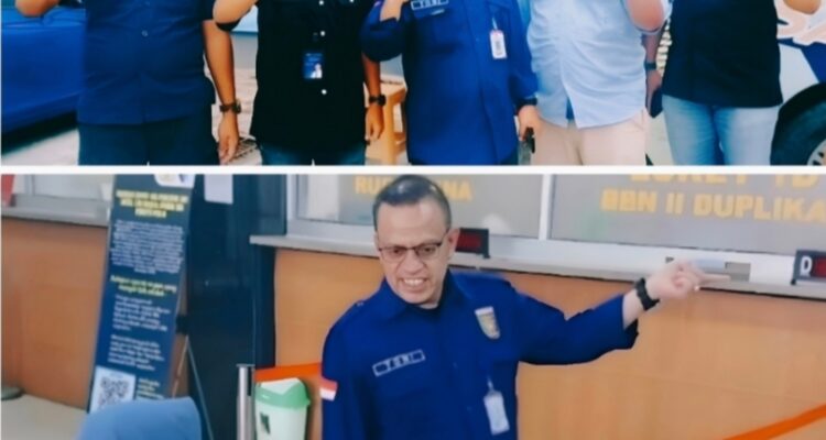 Sekretaris Bapenda Lampung Armintoni Tinjau Langsung Gerai Samsat