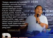 Bangun Kesadaran Kritis, Iqbal Ardiansyah Ajak Pemuda Lampung Jadi Garda Terdepan Keadilan Sosial
