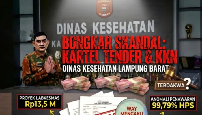 Bongkar Dugaan Kartel Tender Dinkes Lampung Barat: Dari Anomali Way Mengaku hingga Proyek Labkesmas Rp13,5 Miliar
