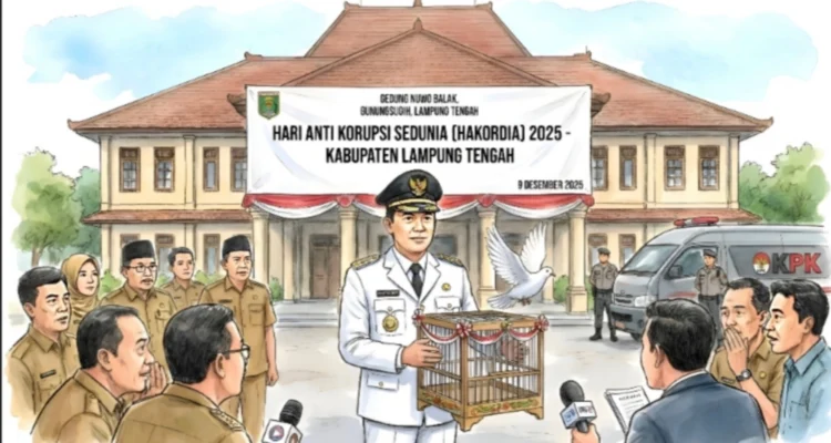 Geger Kabar Operasi Senyap KPK di Lampung Tengah, Bupati Ardito Justru Hadiri Hari Anti Korupsi