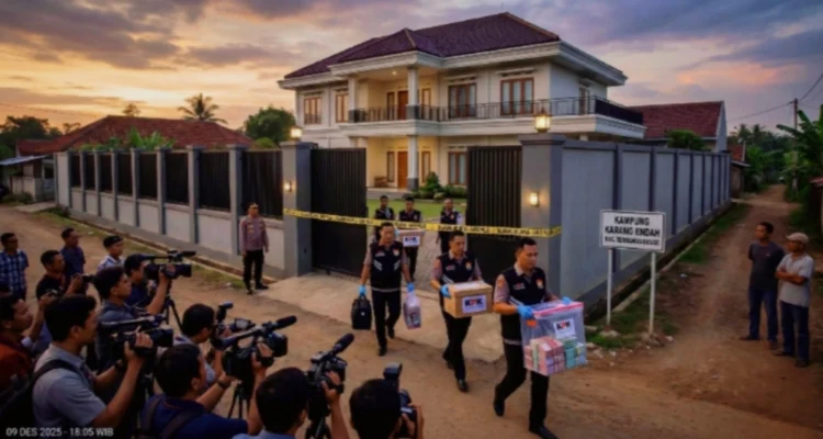 KPK Geledah Kediaman Pribadi Bupati Lamteng Ardito Wijaya Selama 3,5 Jam, Sita Uang Tunai dan Dokumen