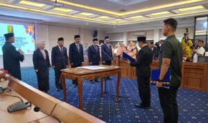 Gerbong Mutasi Bergerak, Sekda Lampung Lantik 5 Pejabat Eselon II