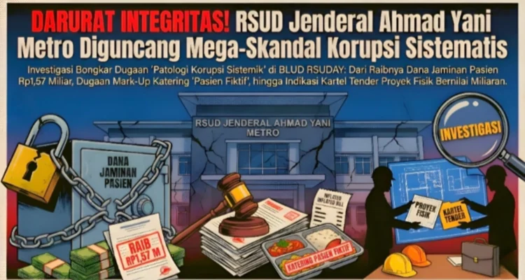 RSUD Jenderal Ahmad Yani Metro Diguncang Mega-Skandal Korupsi Sistematis