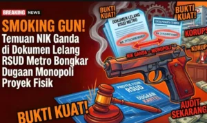 SMOKING GUN! Temuan NIK Ganda di Dokumen Lelang RSUD Metro Bongkar Dugaan Monopoli Proyek Fisik