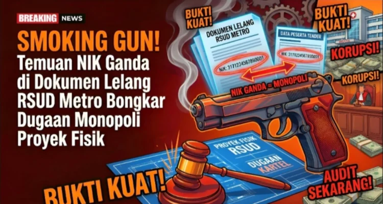 SMOKING GUN! Temuan NIK Ganda di Dokumen Lelang RSUD Metro Bongkar Dugaan Monopoli Proyek Fisik