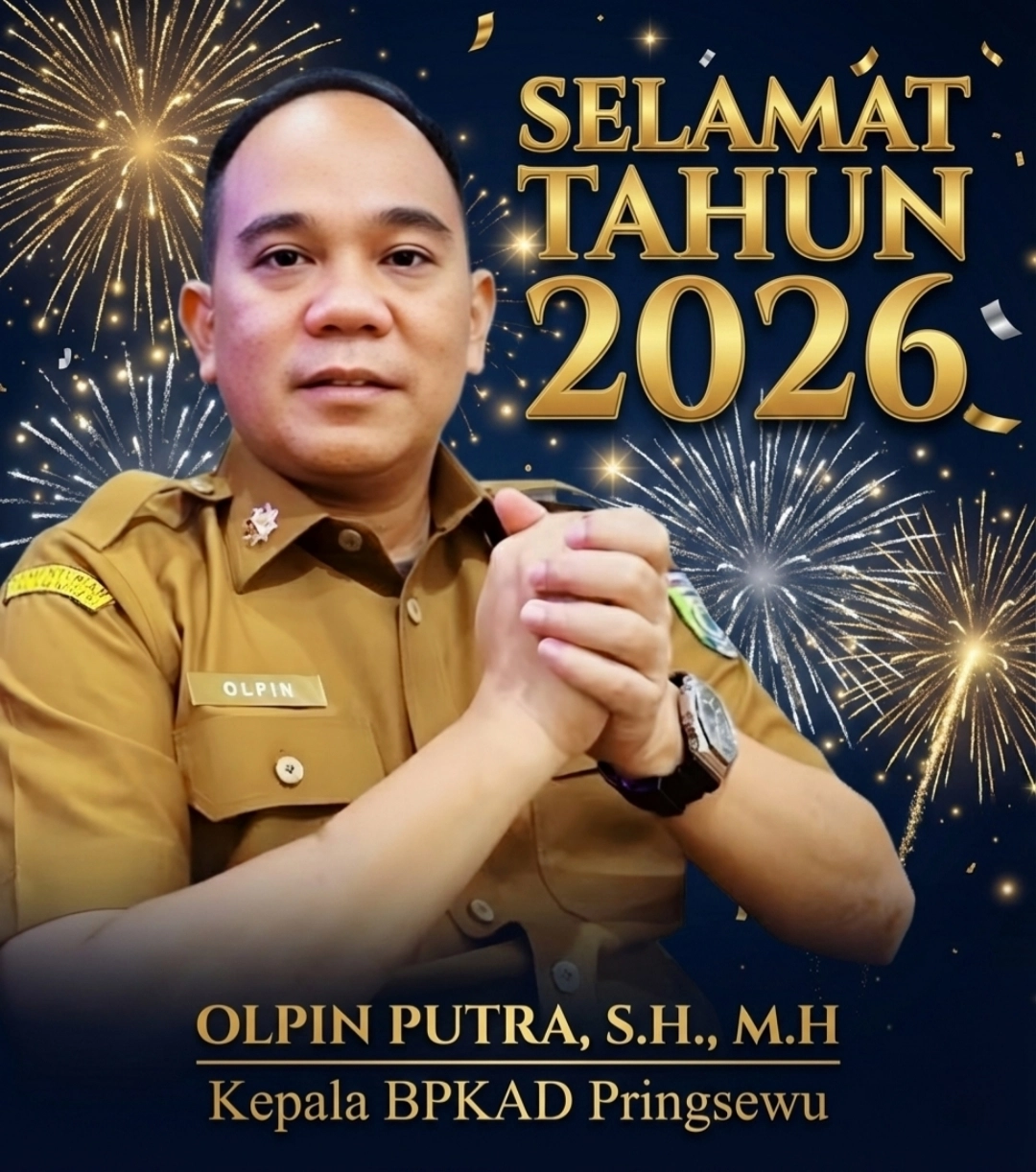 Sambut Tahun Baru 2026, Kepala BPKAD Pringsewu Olpin Putra Ajak Perkuat Sinergi dan Akuntabilitas 1 Sambut Tahun Baru 2026, Kepala BPKAD Pringsewu Olpin Putra Ajak Perkuat Sinergi dan Akuntabilitas