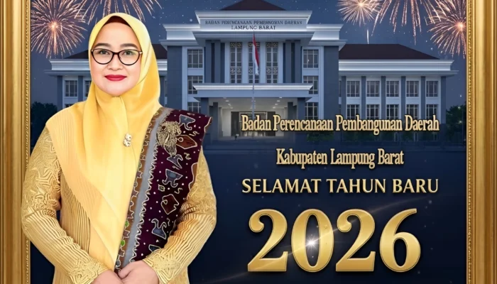 Sambut Tahun Baru 2026, Kepala Bappeda Lampung Barat Dr. Tri Umaryani Ajak Perkuat Sinergi Pembangunan Daerah