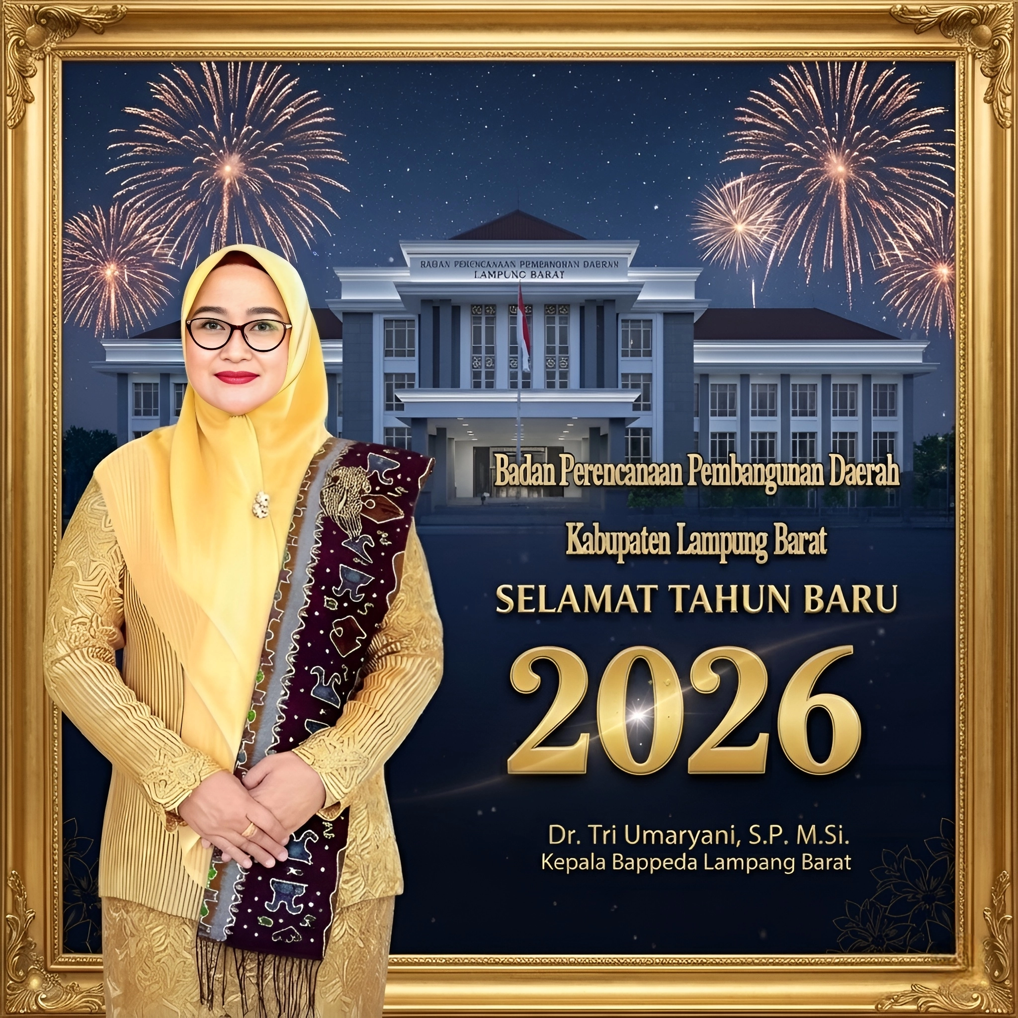 Sambut Tahun Baru 2026, Kepala Bappeda Lampung Barat Dr. Tri Umaryani Ajak Perkuat Sinergi Pembangunan Daerah 1 Sambut Tahun Baru 2026, Kepala Bappeda Lampung Barat Dr. Tri Umaryani Ajak Perkuat Sinergi Pembangunan Daerah
