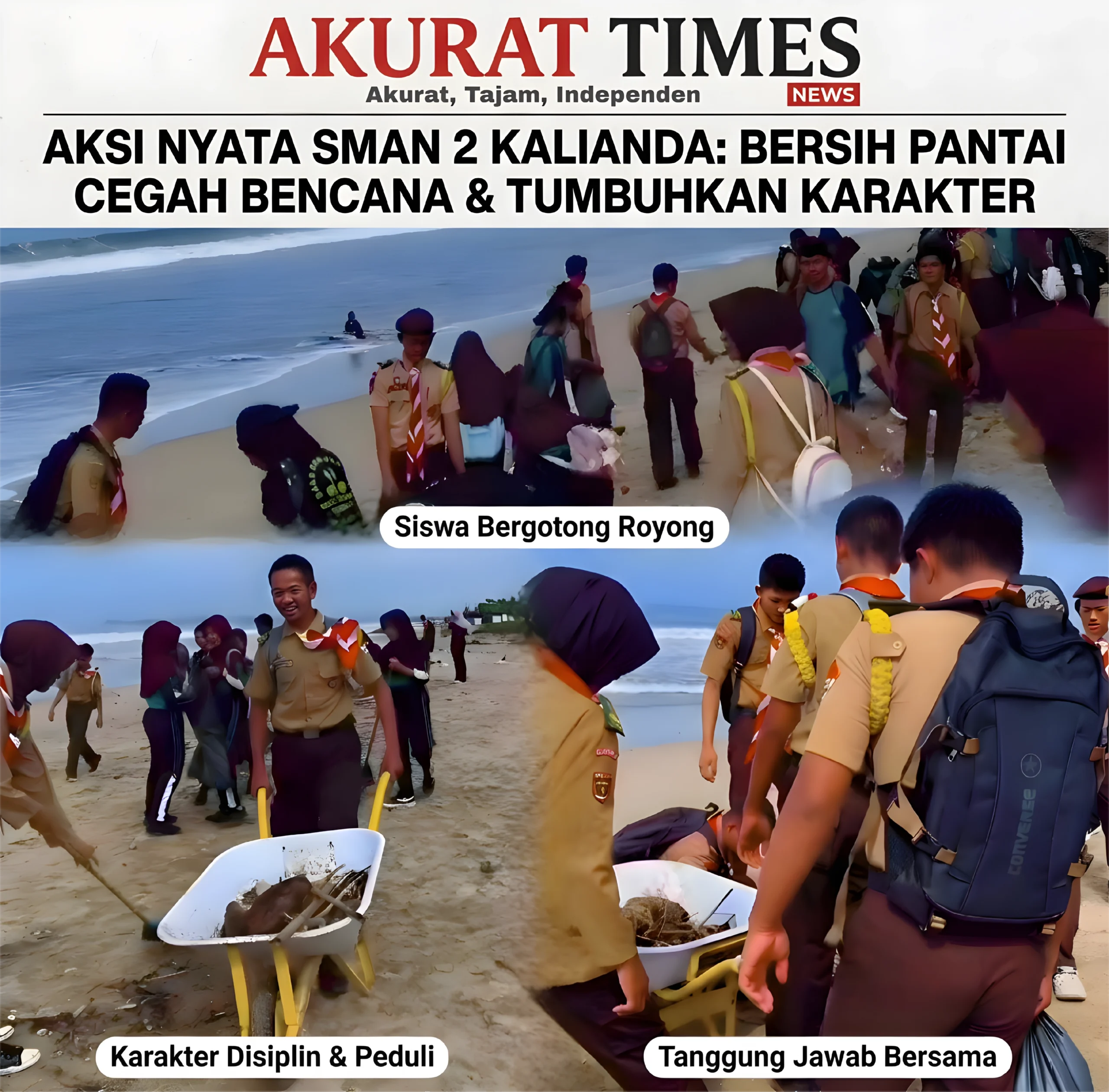 Cegah Bencana Sejak Dini, SMAN 2 Kalianda Tanamkan Karakter Peduli Lingkungan Lewat Aksi Bersih Pantai 1 Cegah Bencana Sejak Dini, SMAN 2 Kalianda Tanamkan Karakter Peduli Lingkungan Lewat Aksi Bersih Pantai