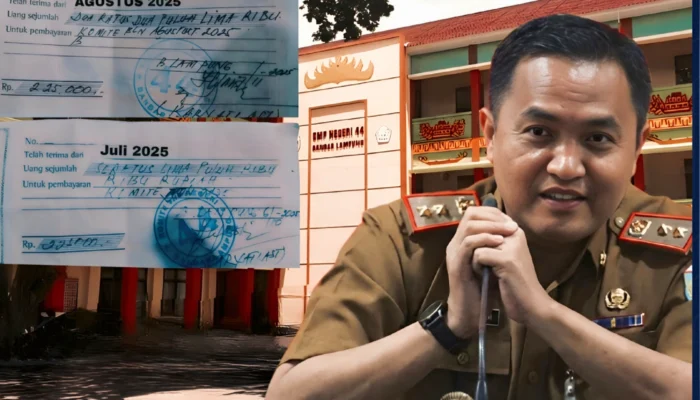Dugaan Mark-Up Gaji Honorer dan Pungli Komite Ratusan Juta di SMPN 44 Bandar Lampung Mencuat