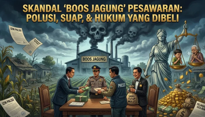 SKANDAL BOOS JAGUNG PESAWARAN: Warga Menjerit Hirup Debu, Aparat, LSM, hingga Oknum Wartawan Diduga Masuk Angin Terima Upeti