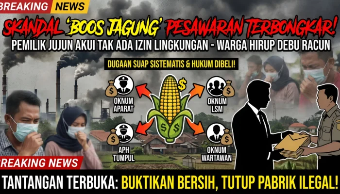 SKANDAL ‘BOOS JAGUNG’ PESAWARAN: Warga Menjerit Hirup Debu, Aparat Diduga “Masuk Angin”